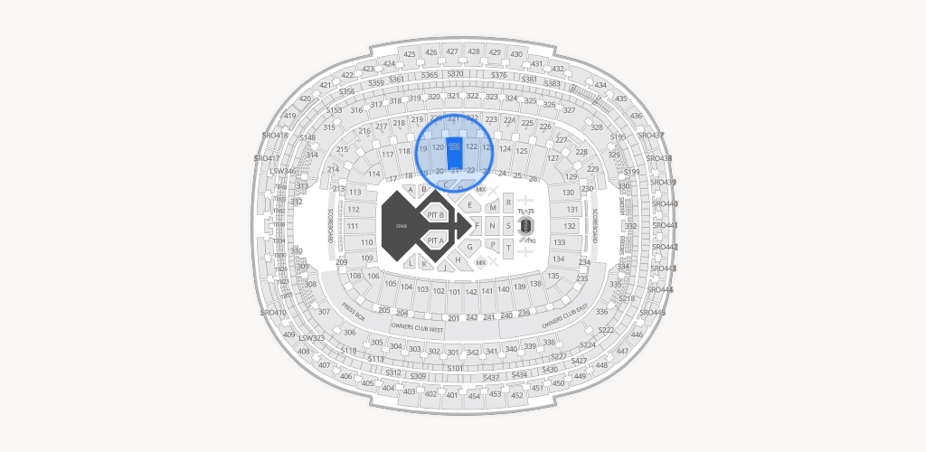 Northwest Stadium Seating Chart