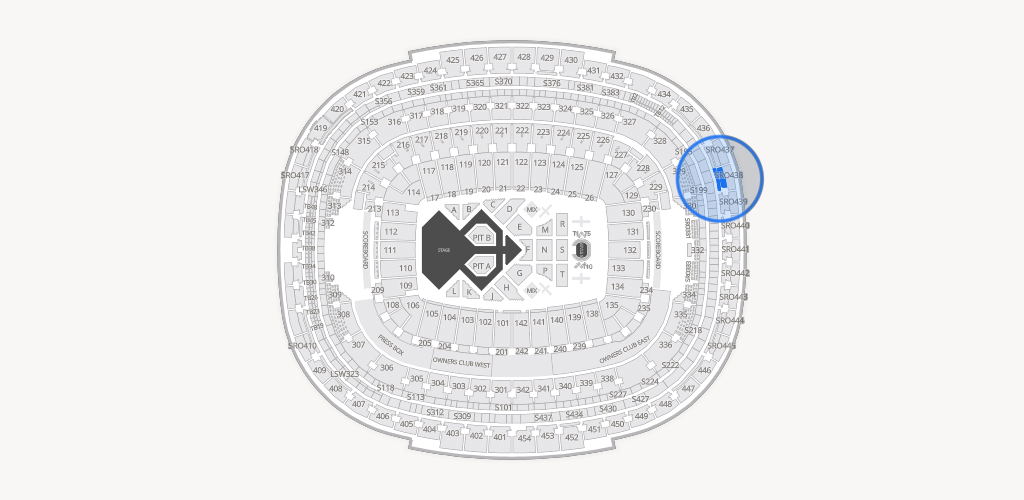 Northwest Stadium Seating Chart