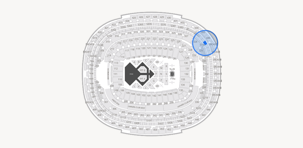 Northwest Stadium Seating Chart