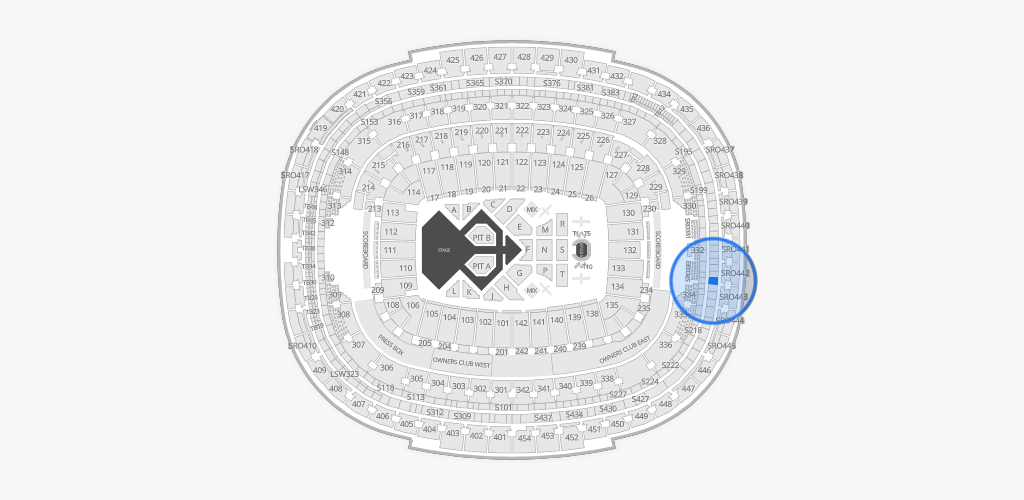 Northwest Stadium Seating Chart