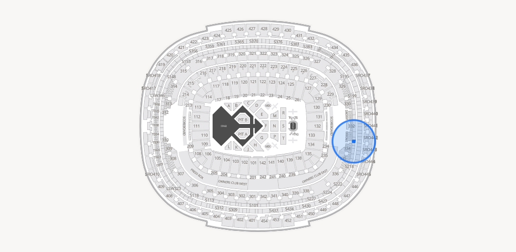 Northwest Stadium Seating Chart