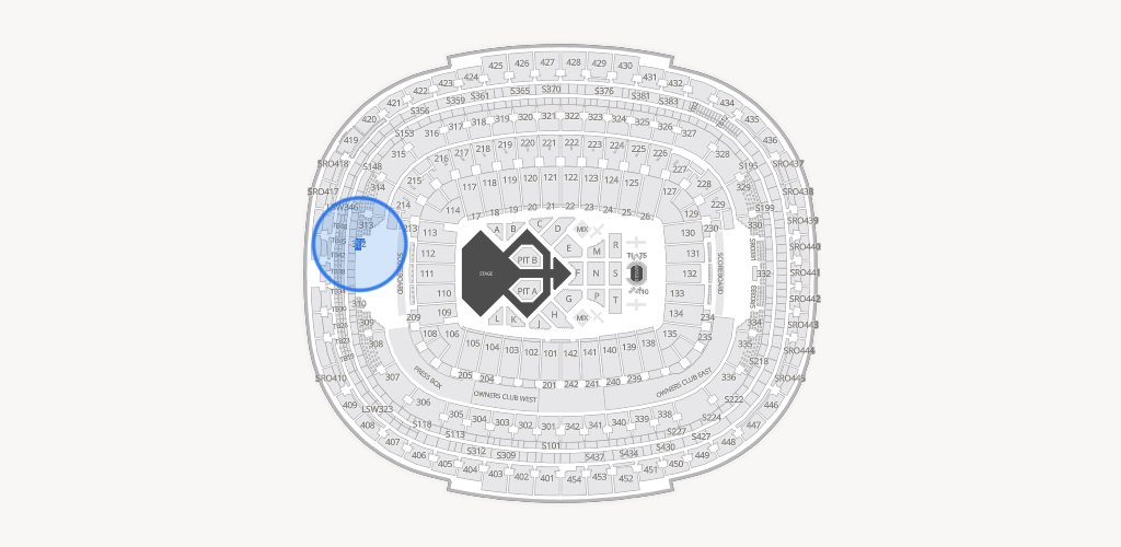 Northwest Stadium Seating Chart