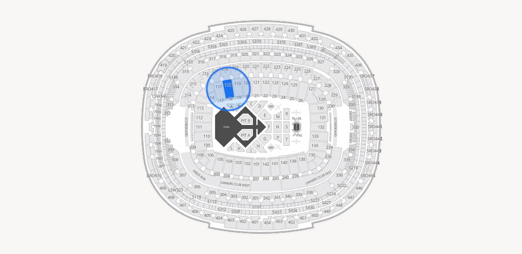Northwest Stadium Seating Chart