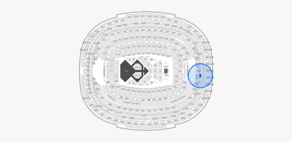 Northwest Stadium Seating Chart