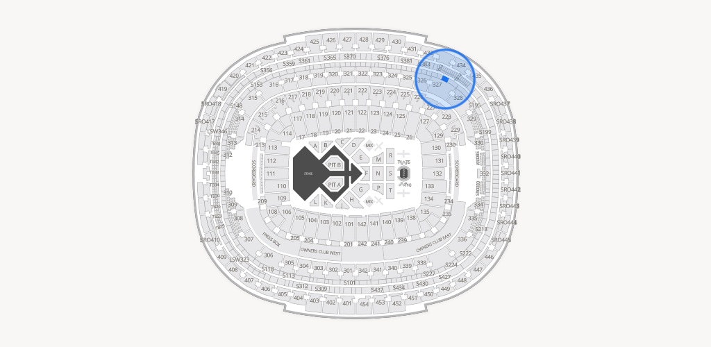 Northwest Stadium Seating Chart