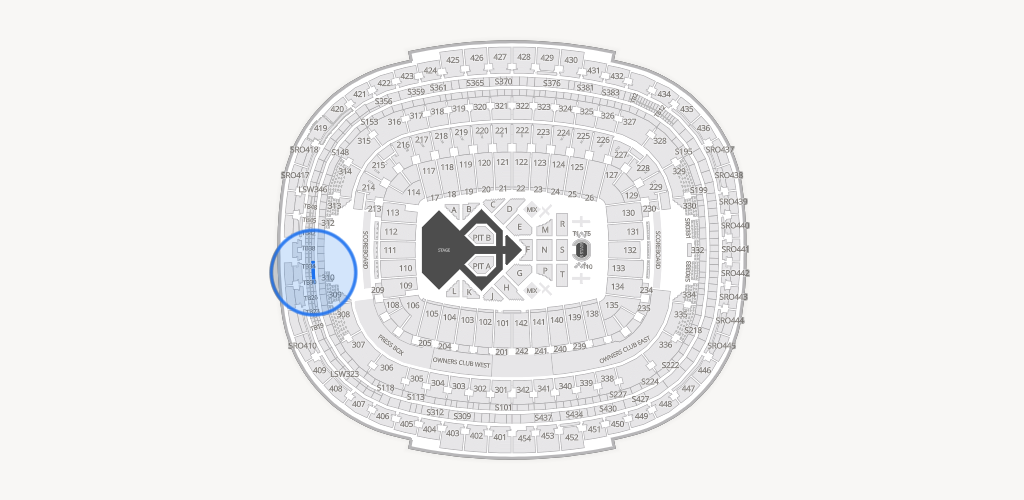 Northwest Stadium Seating Chart