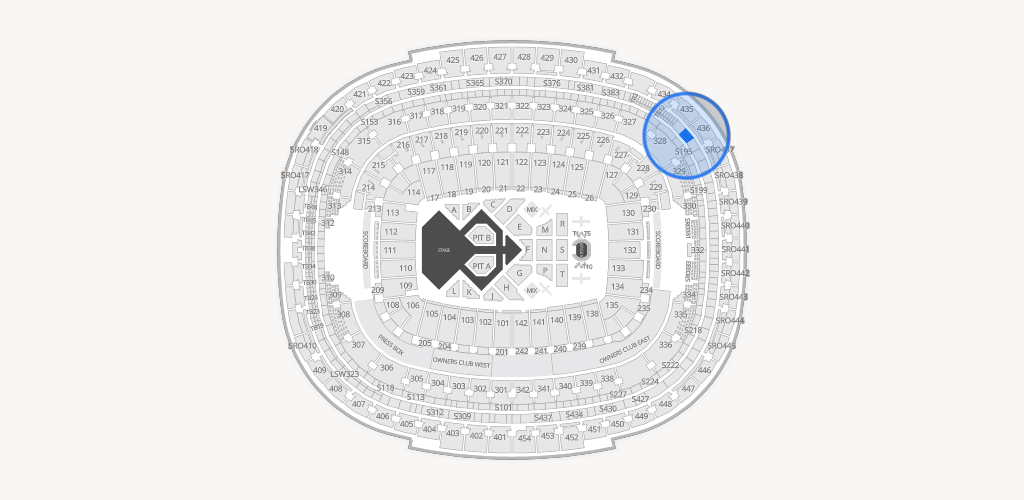 Northwest Stadium Seating Chart