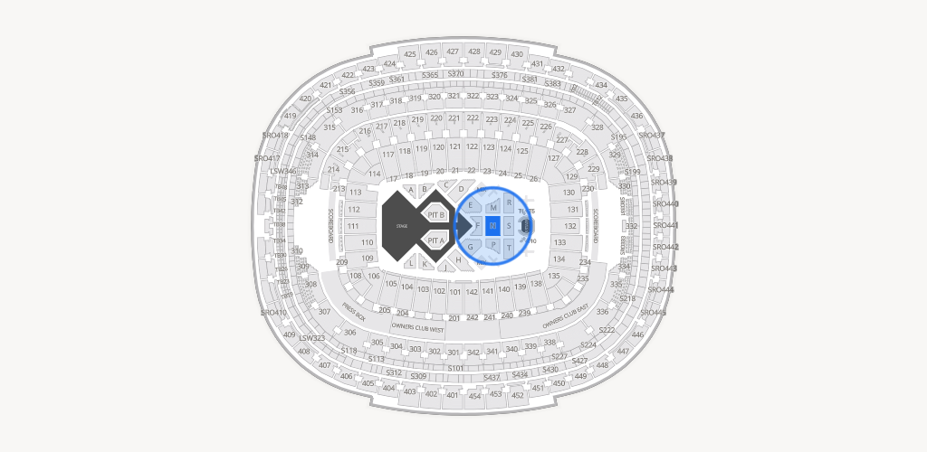 Northwest Stadium Seating Chart