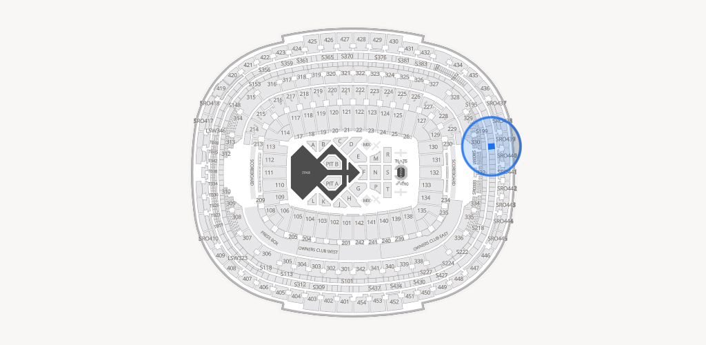 Northwest Stadium Seating Chart