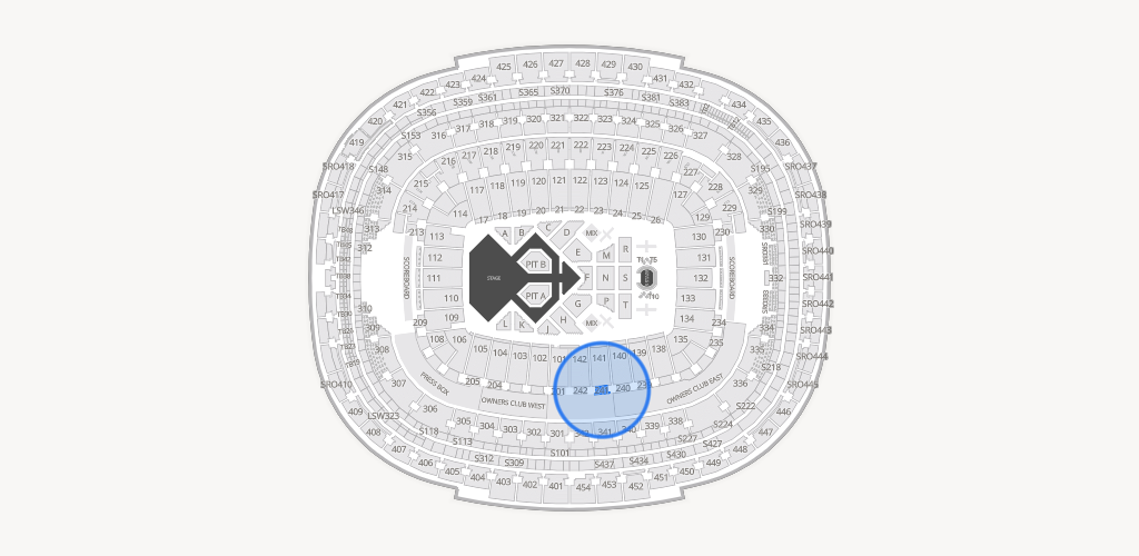 Northwest Stadium Seating Chart
