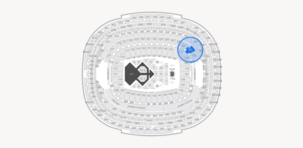 Northwest Stadium Seating Chart
