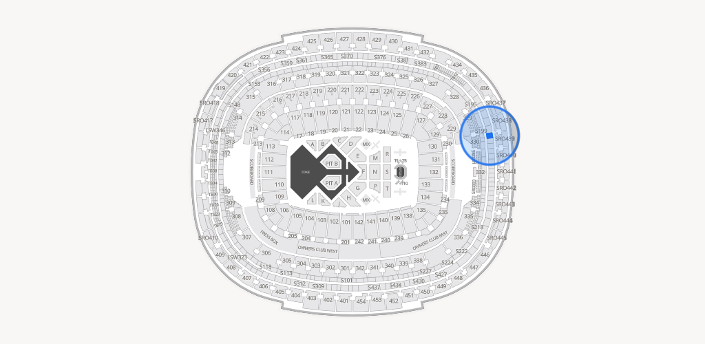 Northwest Stadium Seating Chart