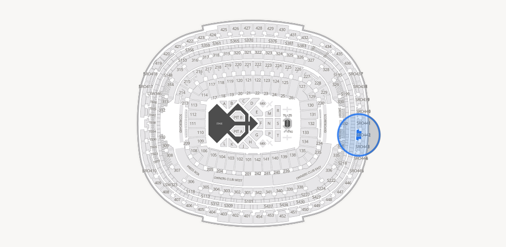 Northwest Stadium Seating Chart