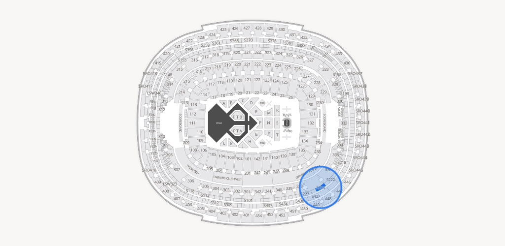 Northwest Stadium Seating Chart