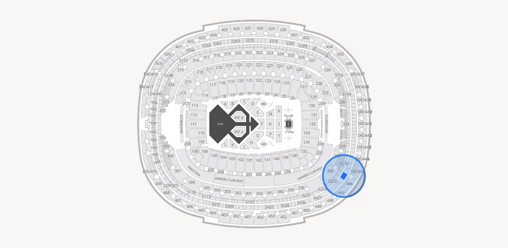 Northwest Stadium Seating Chart