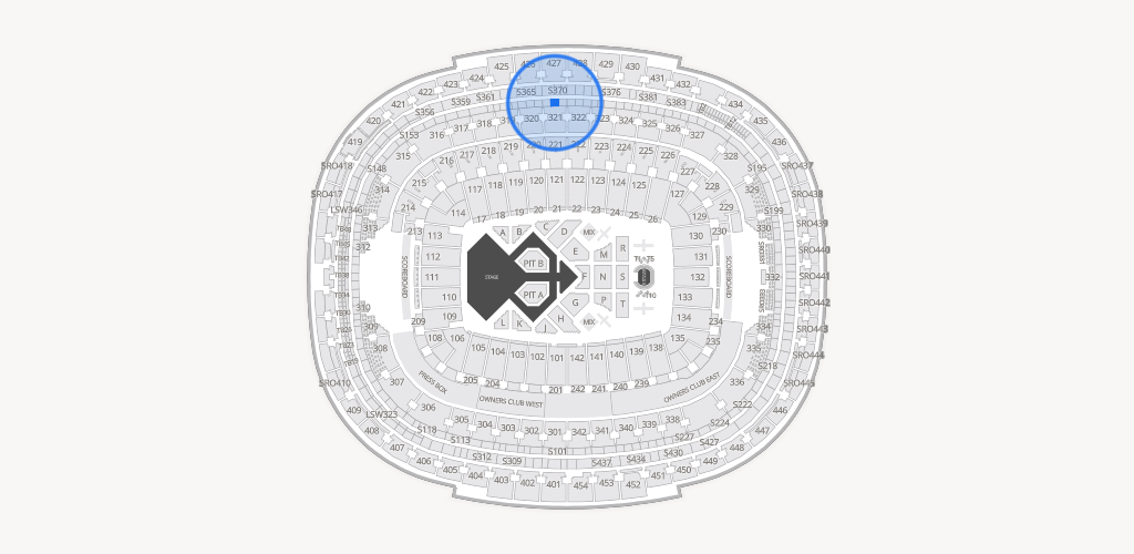 Northwest Stadium Seating Chart