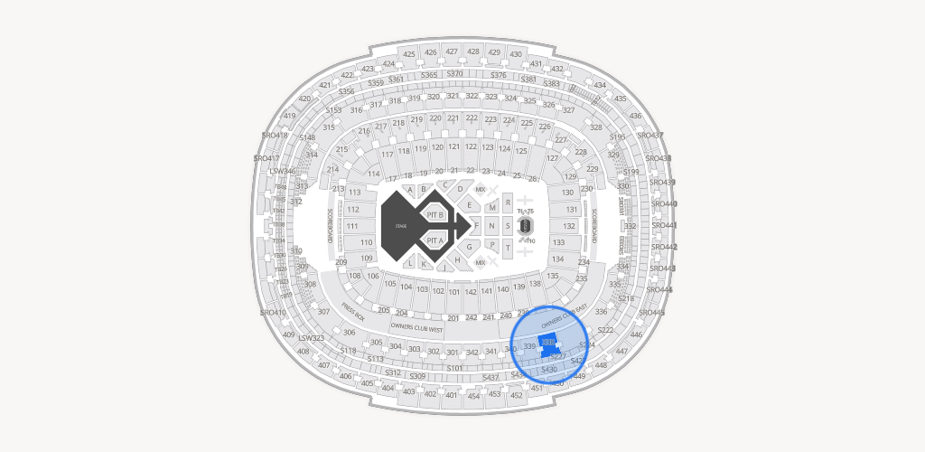 Northwest Stadium Seating Chart