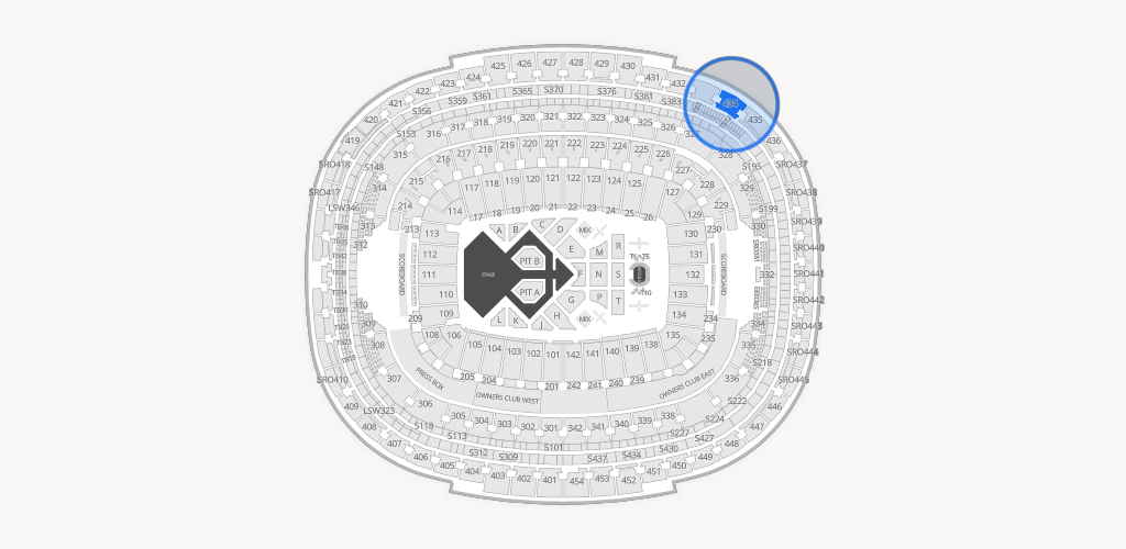 Northwest Stadium Seating Chart
