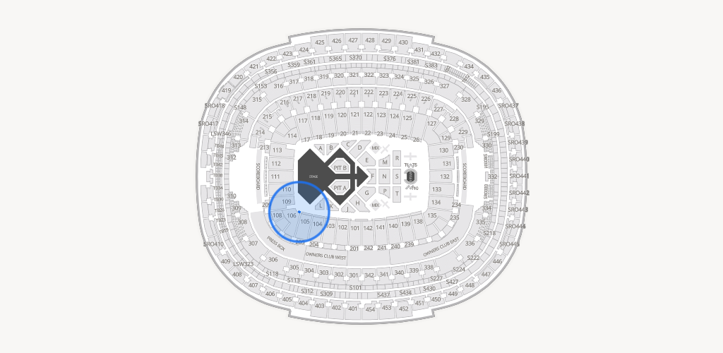 Northwest Stadium Seating Chart