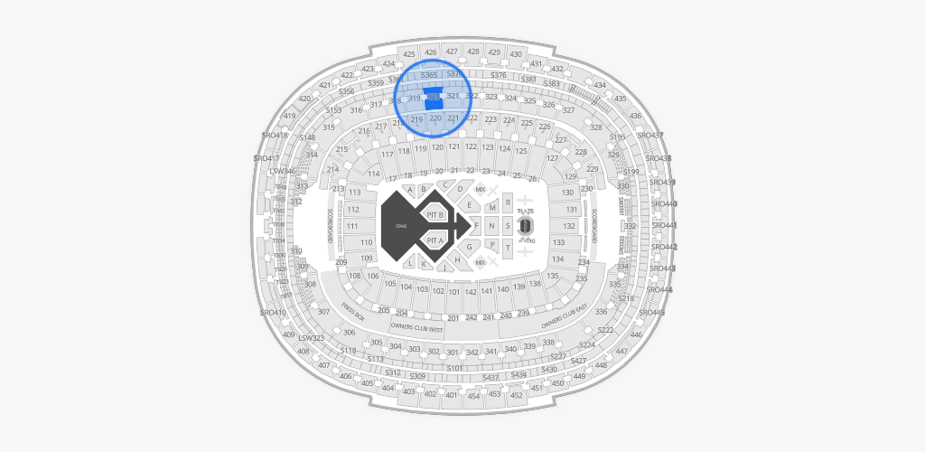 Northwest Stadium Seating Chart