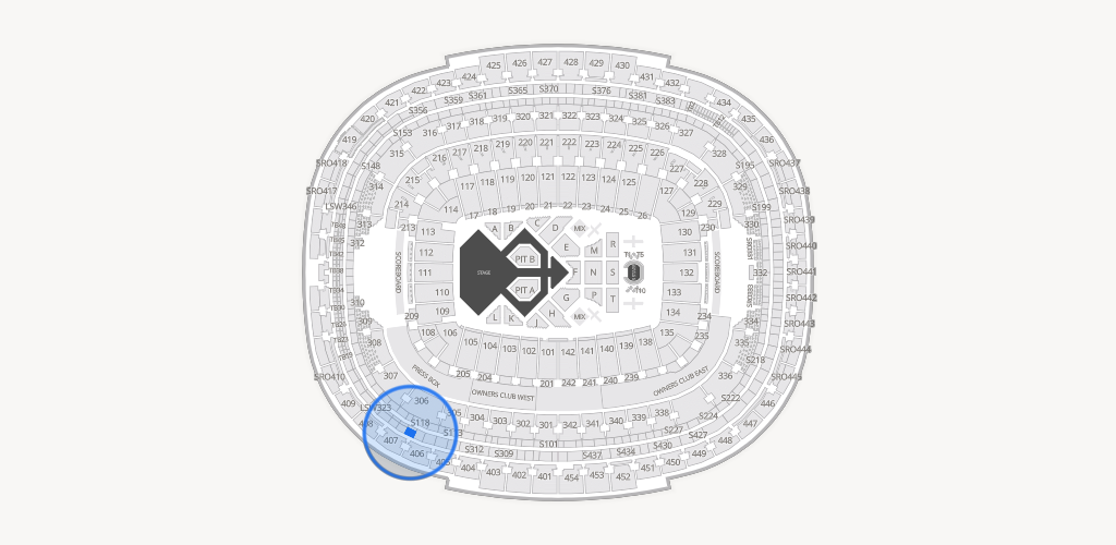 Northwest Stadium Seating Chart