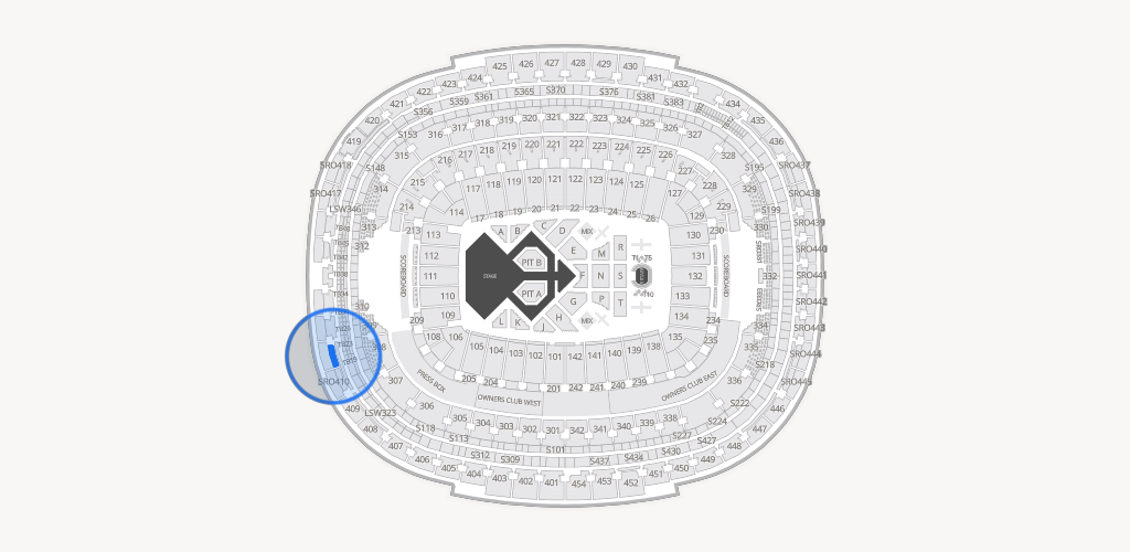 Northwest Stadium Seating Chart