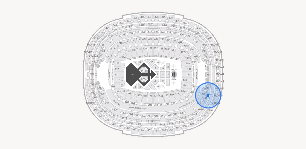 Northwest Stadium Seating Chart