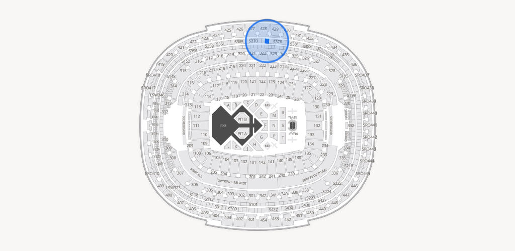 Northwest Stadium Seating Chart