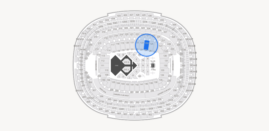 Northwest Stadium Seating Chart