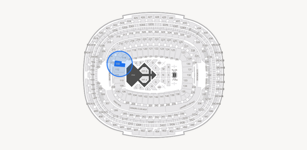 Northwest Stadium Seating Chart