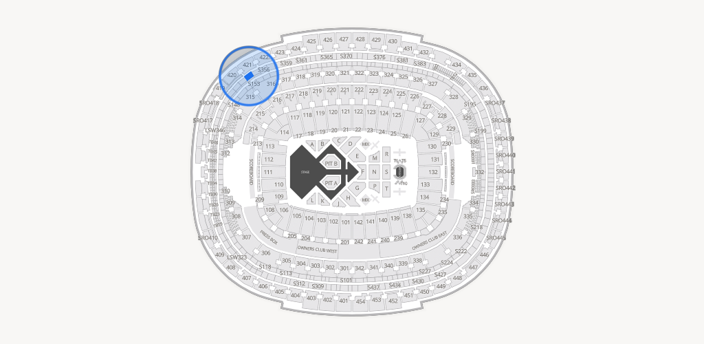 Northwest Stadium Seating Chart