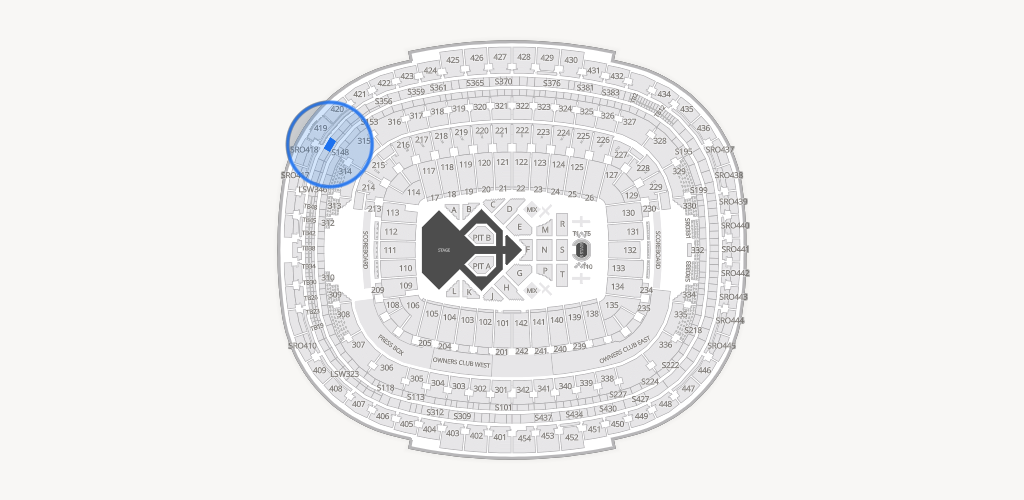 Northwest Stadium Seating Chart