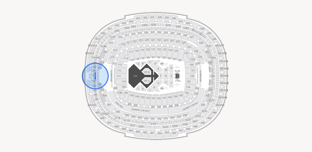 Northwest Stadium Seating Chart