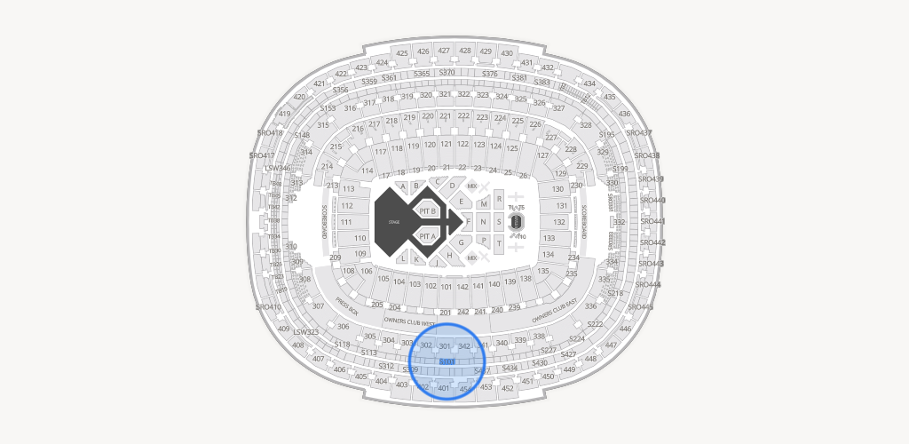 Northwest Stadium Seating Chart
