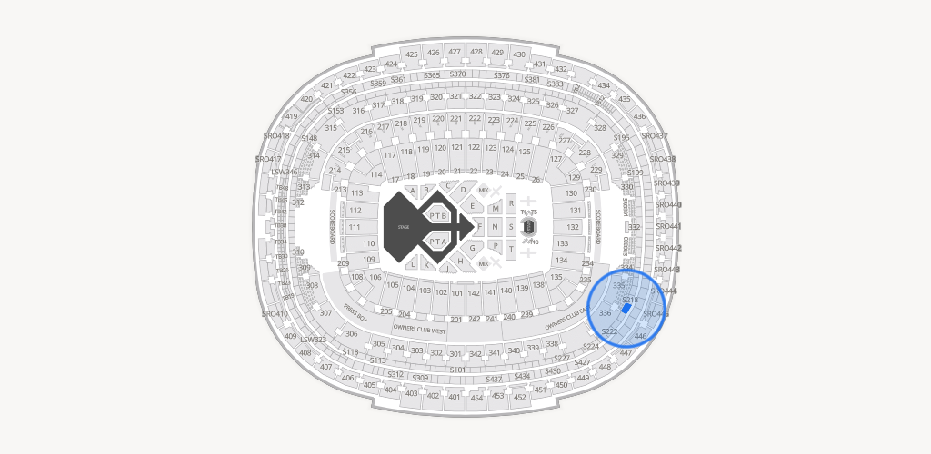 Northwest Stadium Seating Chart