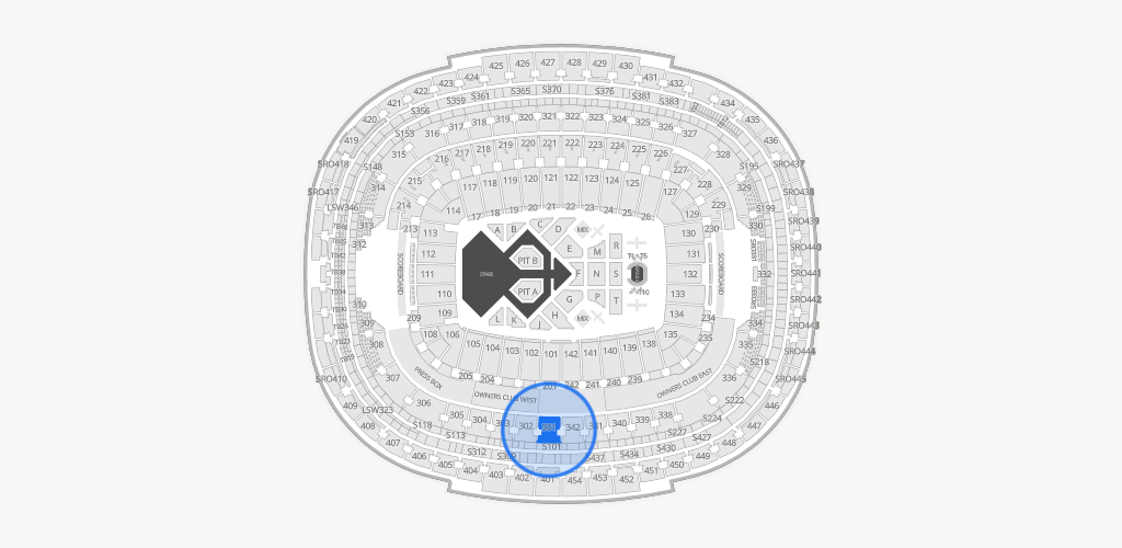 Northwest Stadium Seating Chart