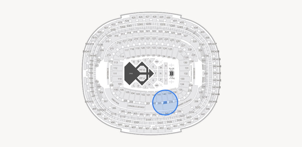 Northwest Stadium Seating Chart