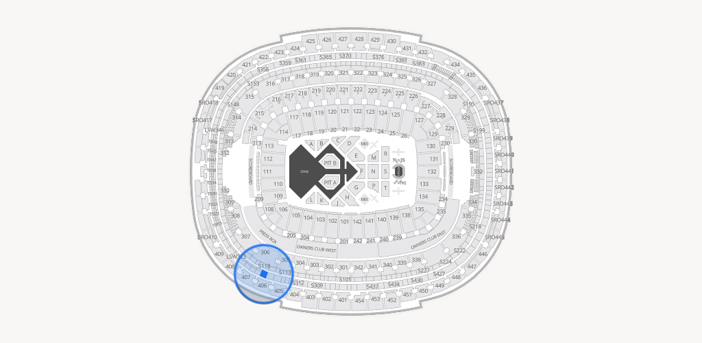 Northwest Stadium Seating Chart