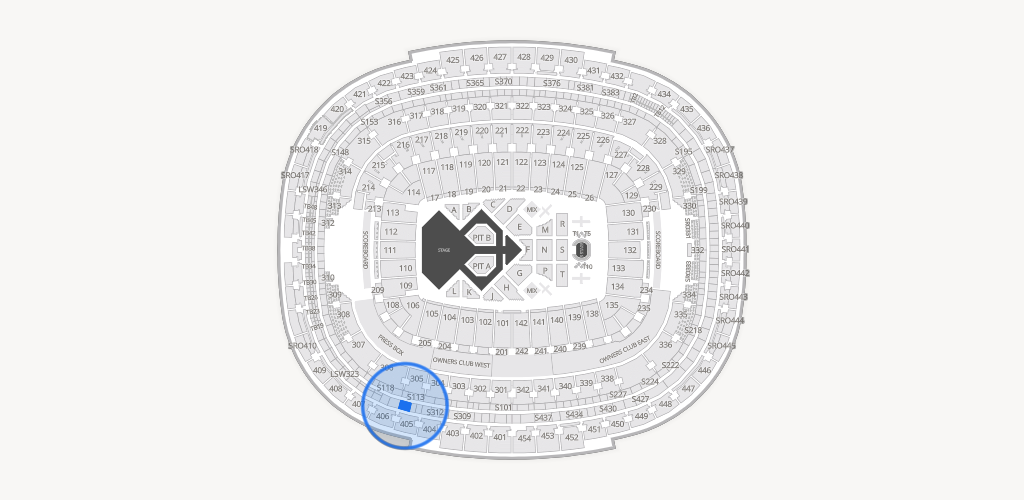 Northwest Stadium Seating Chart