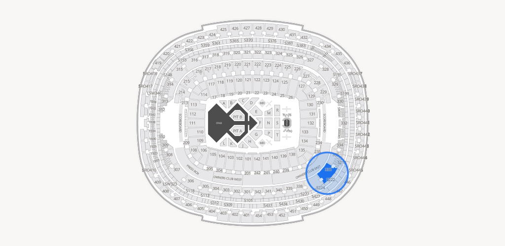 Northwest Stadium Seating Chart