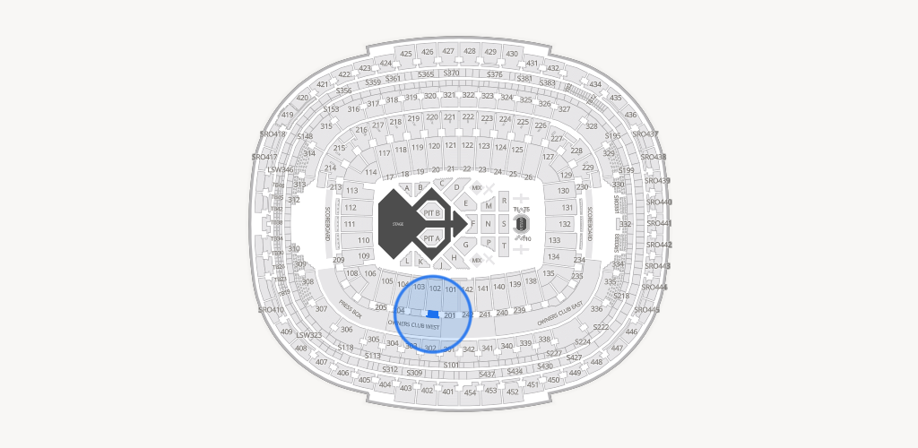 Northwest Stadium Seating Chart