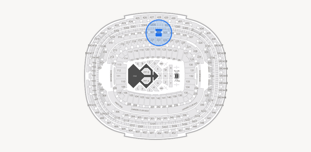 Northwest Stadium Seating Chart