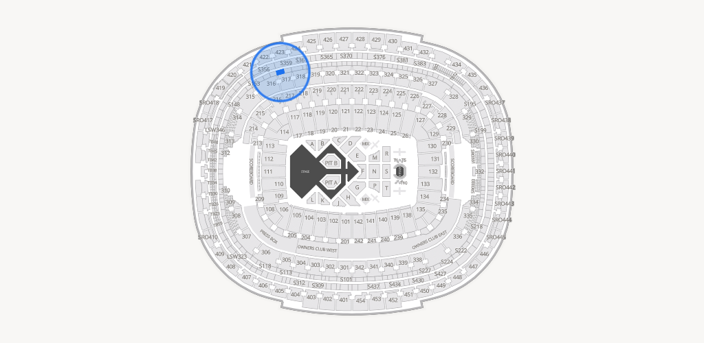 Northwest Stadium Seating Chart