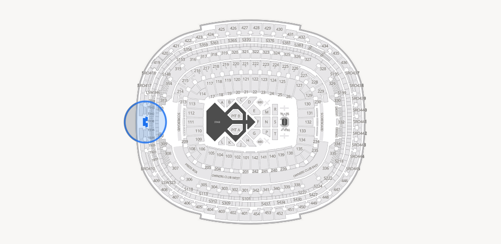 Northwest Stadium Seating Chart