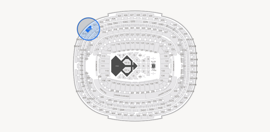 Northwest Stadium Seating Chart