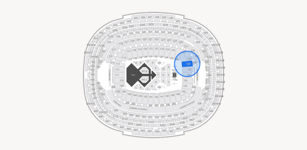 Northwest Stadium Seating Chart