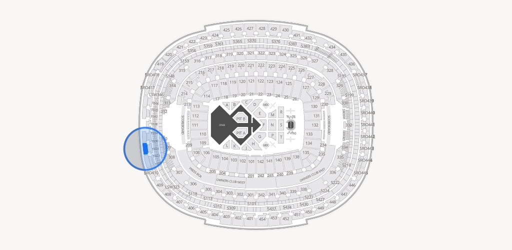 Northwest Stadium Seating Chart
