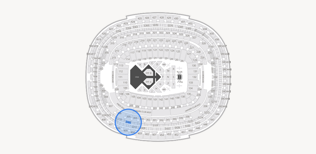 Northwest Stadium Seating Chart