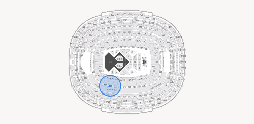 Northwest Stadium Seating Chart