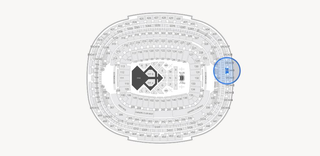 Northwest Stadium Seating Chart